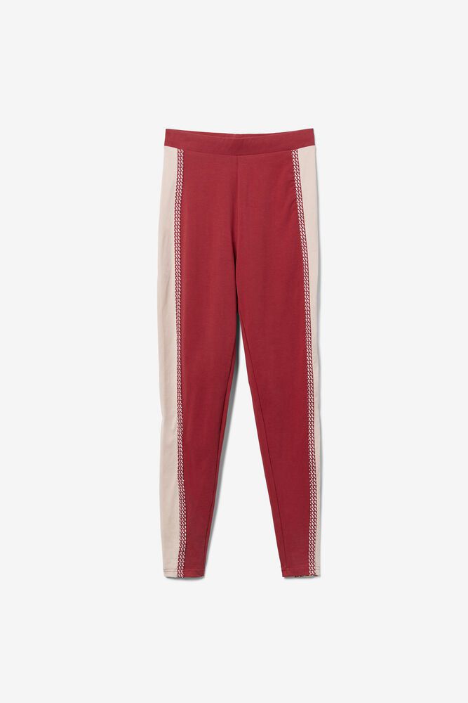 Fila Ona Red Legging Womens - NZ 48657-CDSZ